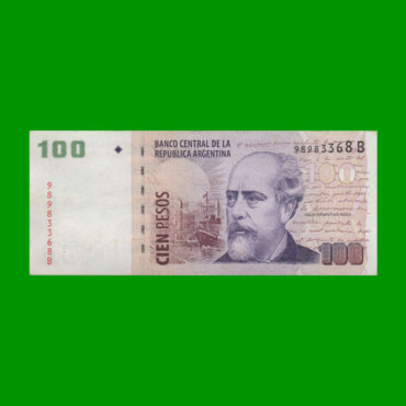 PESOS CONVERTIBLES 2do DISEÑO $100,00, BOT 3713, AÑO 2003, ESTADO EXCELENTE- .-