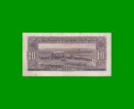 BILLETE DE URUGUAY $10,00, PICK 37d, SERIE D, ESTADO MUY BUENO- .- - Imagen 2
