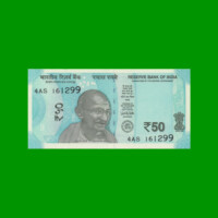 BILLETE DE INDIA 50 RUPIAS, PICK NEW, ESTADO SIN CIRCULAR.-