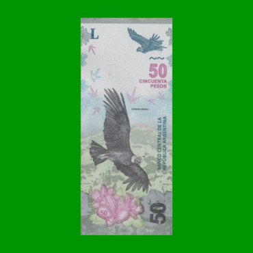 REPOSICION BILLETE PESOS 3ER DISEÑO $50,00, BOT NEW, ESTADO SIN CIRCULAR.-
