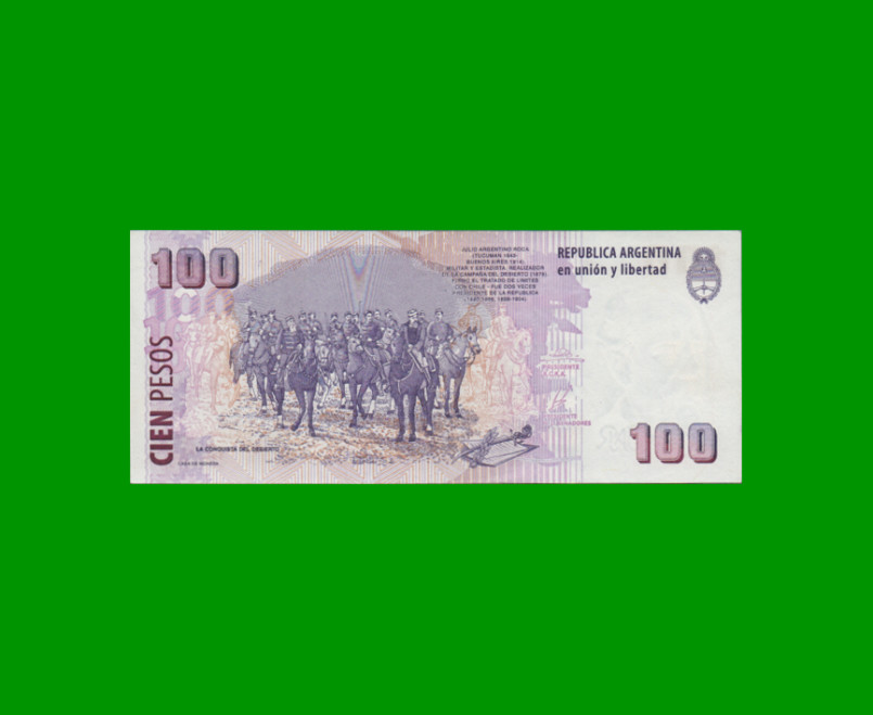 PESOS CONVERTIBLES 2do DISEÑO $100,00, BOT 3714, AÑO 2004, ESTADO EXCELENTE.- - Imagen 2