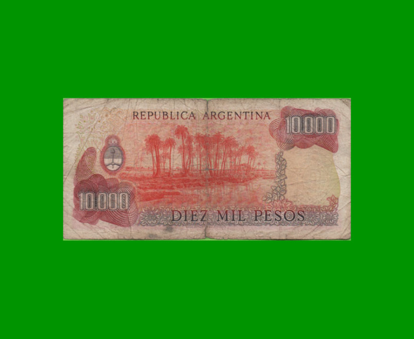 PESOS LEY 18.188 $10.000,00, BOT 2478, AÑO 1976, ESTADO BUENO.- - Imagen 2