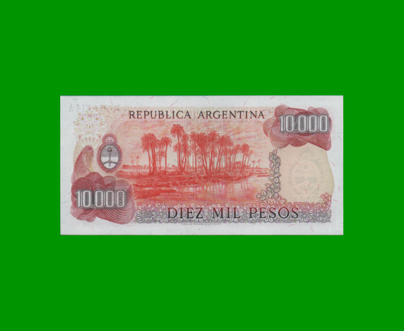 PESOS LEY 18.188 $10.000,00, BOT 2478, AÑO 1976, ESTADO SIN CIRCULAR.- - Imagen 2