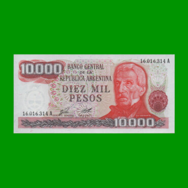 PESOS LEY 18.188 $10.000,00, BOT 2478, AÑO 1976, ESTADO SIN CIRCULAR.-