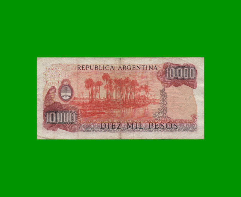 PESOS LEY 18.188 $10.000,00, BOT 2479, AÑO 1977, ESTADO BUENO.- - Imagen 2