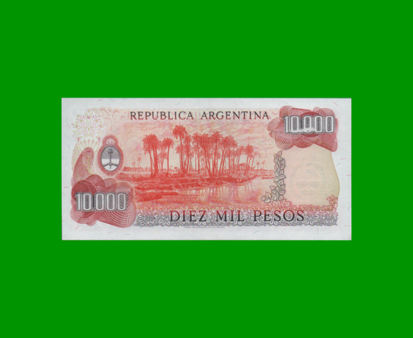 PESOS LEY 18.188 $10.000,00, BOT 2482, AÑO 1977, ESTADO SIN CIRCULAR.- - Imagen 2