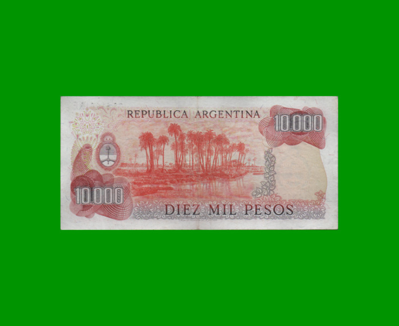 PESOS LEY 18.188 $10.000,00, BOT 2486, AÑO 1978, ESTADO EXCELENTE- .- - Imagen 2