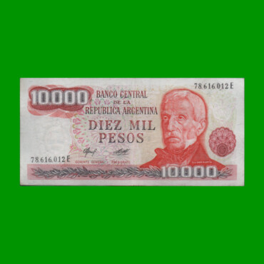 PESOS LEY 18.188 $10.000,00, BOT 2486, AÑO 1978, ESTADO EXCELENTE- .-