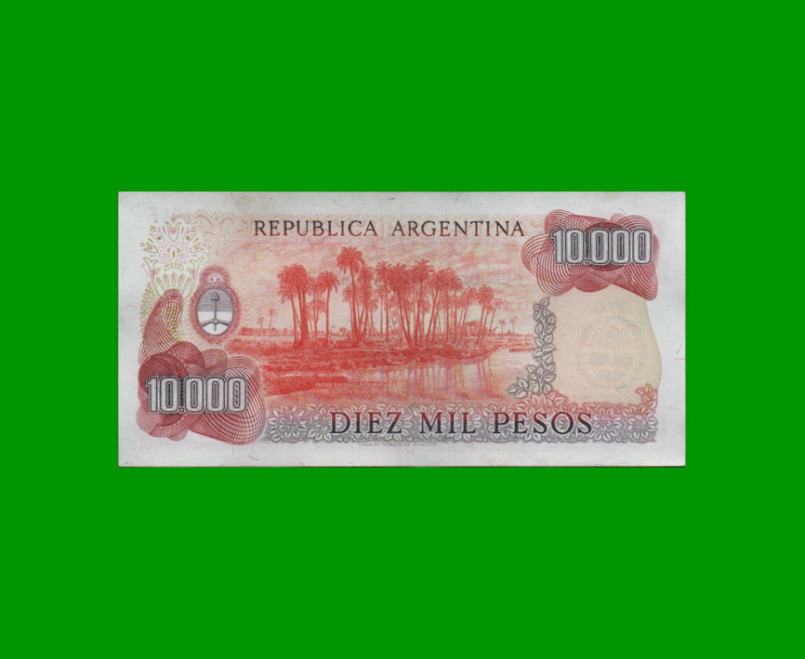 PESOS LEY 18.188 $10.000,00, BOT 2488, AÑO 1979, ESTADO EXCELENTE.- - Imagen 2