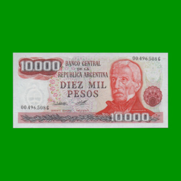 PESOS LEY 18.188 $10.000,00, BOT 2491, AÑO 1979, ESTADO SIN CIRCULAR.-