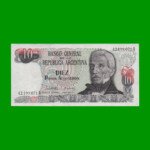 PESOS ARGENTINOS $10,00, BOT 2612, AÑO 1984, ESTADO EXCELENTE+ .-