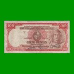 BILLETE DE URUGUAY $100,00, PICK 39c, SERIE D, ESTADO BUENO.-