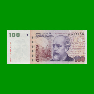 PESOS CONVERTIBLES 2do DISEÑO $100,00, BOT 3731, AÑO 2009, ESTADO SIN CIRCULAR.-