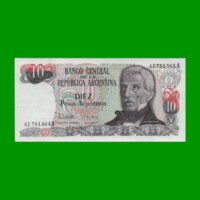 PESOS ARGENTINOS $10.00, BOT 2612, AÑO 1984, ESTADO SIN CIRCULAR.-