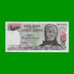 PESOS ARGENTINOS $10,00, BOT 2614a, AÑO 1984, ESTADO EXCELENTE.-