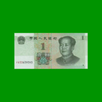 BILLETE DE CHINA 1 YUAN, PICK 912, AÑO 2019, ESTADO SIN CIRCULAR.-