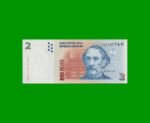 PESOS CONVERTIBLES 2do DISEÑO $2,00, BOT 3228, AÑO 2007, ESTADO EXCELENTE+.-