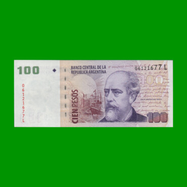 PESOS CONVERTIBLES 2do DISEÑO $100,00, BOT 3732, AÑO 2009, ESTADO EXCELENTE+.-
