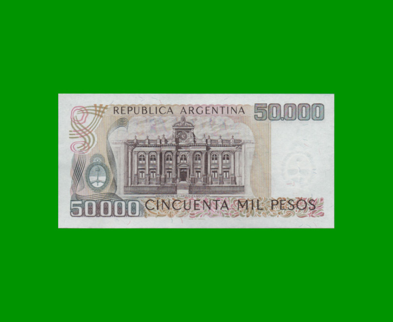 PESOS LEY 18.188 $50.000,00, BOT 2498, AÑO 1980, ESTADO EXCELENTE+ .- - Imagen 2