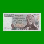PESOS LEY 18.188 $50.000,00, BOT 2498, AÑO 1980, ESTADO EXCELENTE+ .-