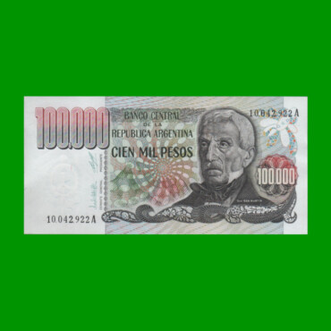 PESOS LEY 18.188 $100.000,00, BOT 2502, AÑO 1979, ESTADO EXCELENTE .-