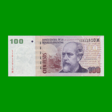 PESOS CONVERTIBLES 2do DISEÑO $100,00, BOT 3736, AÑO 2010, ESTADO SIN CIRCULAR.-