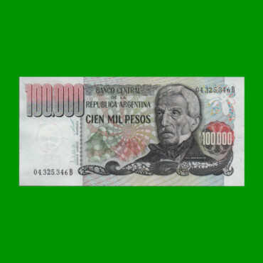 PESOS LEY 18.188 $100.000,00, BOT 2504, AÑO 1980, ESTADO EXCELENTE+ .-