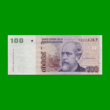 PESOS CONVERTIBLES 2do DISEÑO $100,00, BOT 3741, AÑO 2011, ESTADO EXCELENTE+.-
