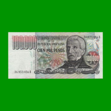 PESOS LEY 18.188 $100.000,00, BOT 2504a, AÑO 1980, ESTADO EXCELENTE .-