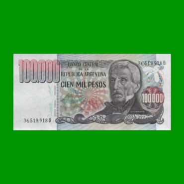 PESOS LEY 18.188 $100.000,00, BOT 2504a, AÑO 1980, ESTADO EXCELENTE+ .-