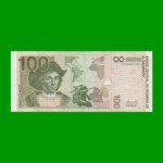 BILLETE DE EL SALVADOR 100 COLONES, PICK 157, AÑO 1999 ESTADO EXCELENTE+.-