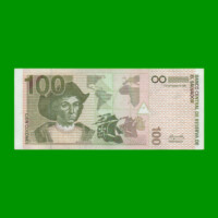 BILLETE DE EL SALVADOR 100 COLONES, PICK 157, AÑO 1999 ESTADO EXCELENTE+.-