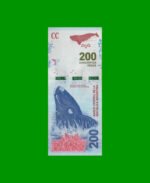 REPOSICION BILLETE PESOS 3ER DISEÑO $200,00, BOT 5608a, ESTADO EXCELENTE.-