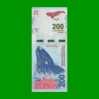 REPOSICION BILLETE PESOS 3ER DISEÑO $200,00, BOT 5608a, ESTADO EXCELENTE.-