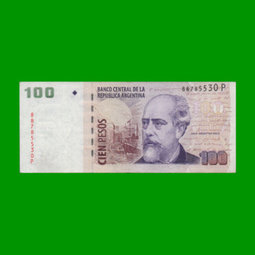 PESOS CONVERTIBLES 2do DISEÑO $100,00, BOT 3742, AÑO 2012, ESTADO MUY BUENO.-