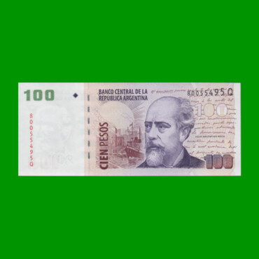 PESOS CONVERTIBLES 2do DISEÑO $100,00, BOT 3744a, AÑO 2012, ESTADO EXCELENTE+.-