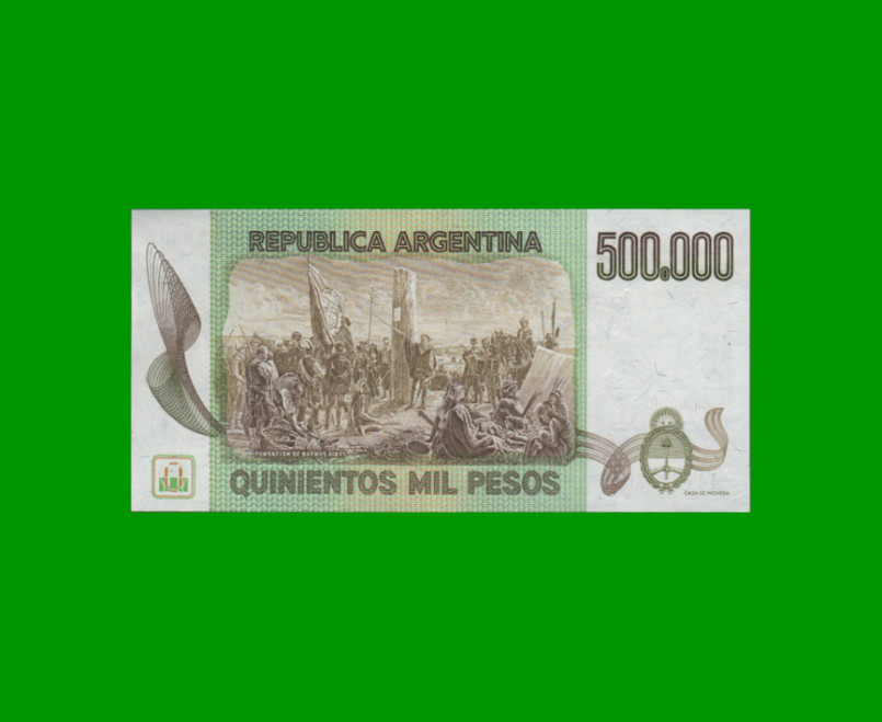 PESOS LEY 18.188 $500.000,00, BOT 2507, AÑO 1980, ESTADO EXCELENTE+ .- - Imagen 2