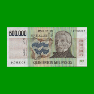 PESOS LEY 18.188 $500.000,00, BOT 2507, AÑO 1980, ESTADO EXCELENTE+ .-
