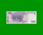 PESOS CONVERTIBLES 2do DISEÑO $100,00, BOT 3748, AÑO 2011, ESTADO EXCELENTE- .- - Imagen 2