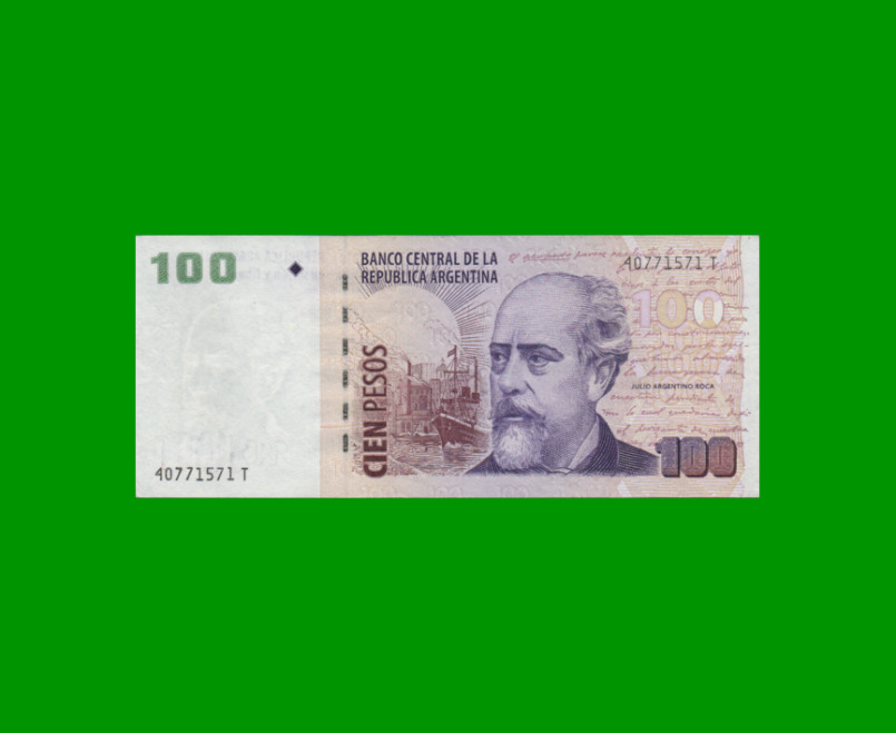 PESOS CONVERTIBLES 2do DISEÑO $100,00, BOT 3748, AÑO 2011, ESTADO EXCELENTE- .-