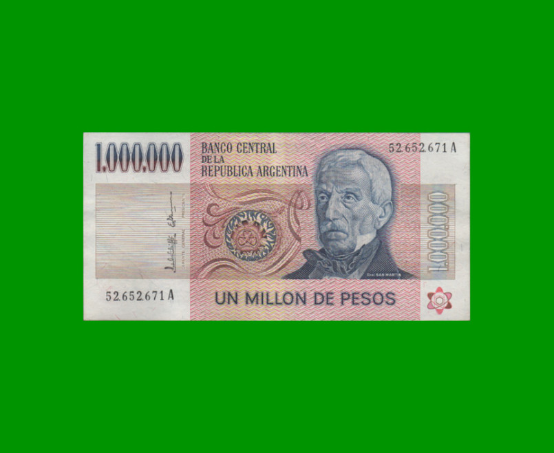 PESOS LEY 18.188 $1.000.000,00, BOT 2514, AÑO 1982, ESTADO EXCELENTE- .-