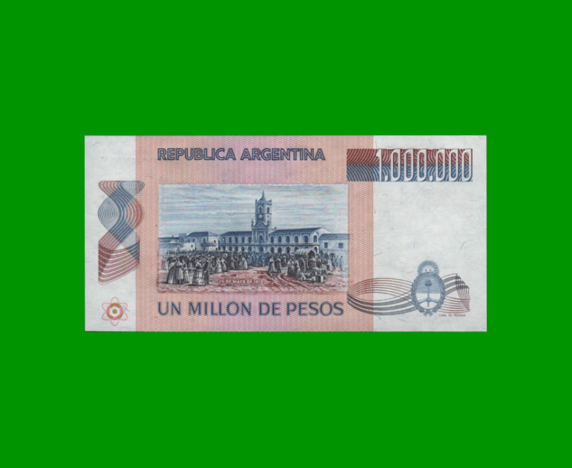 PESOS LEY 18.188 $1.000.000,00, BOT 2517, AÑO 1982, ESTADO SIN CIRCULAR .- - Imagen 2