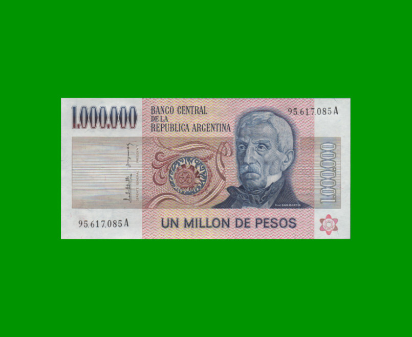 PESOS LEY 18.188 $1.000.000,00, BOT 2517, AÑO 1982, ESTADO SIN CIRCULAR .-