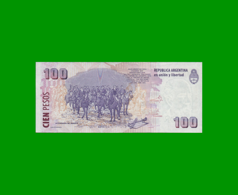 PESOS CONVERTIBLES 2do DISEÑO $100,00, BOT 3753, AÑO 2012, ESTADO EXCELENTE.- - Imagen 2