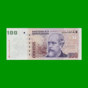 PESOS CONVERTIBLES 2do DISEÑO $100,00, BOT 3753, AÑO 2012, ESTADO EXCELENTE.-