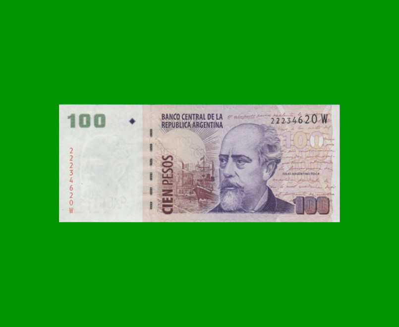 PESOS CONVERTIBLES 2do DISEÑO $100,00, BOT 3753, AÑO 2012, ESTADO SIN CIRCULAR.-