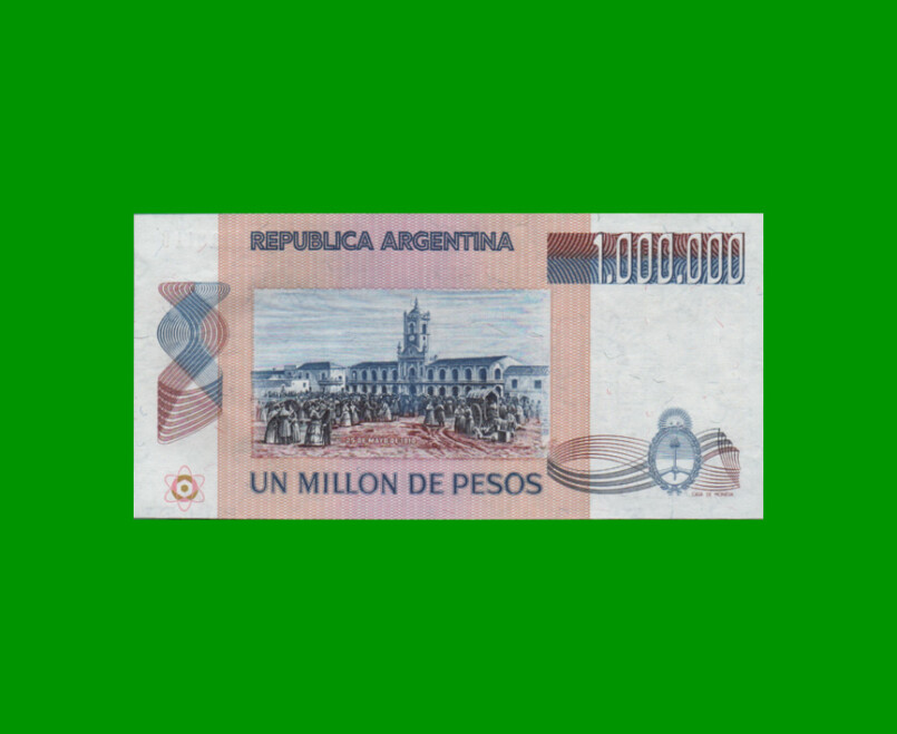 PESOS LEY 18.188 $1.000.000,00, BOT 2519, AÑO 1983, ESTADO SIN CIRCULAR- .- - Imagen 2