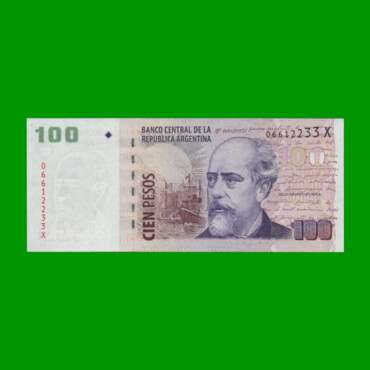 PESOS CONVERTIBLES 2do DISEÑO $100,00, BOT 3754, AÑO 2013, ESTADO EXCELENTE.-