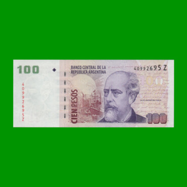 PESOS CONVERTIBLES 2do DISEÑO $100,00, BOT 3757, AÑO 2012, ESTADO EXCELENTE+.-