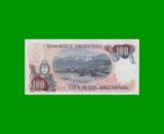 PESOS ARGENTINOS $100,00, BOT 2621, AÑO 1983, ESTADO EXCELENTE.- - Imagen 2